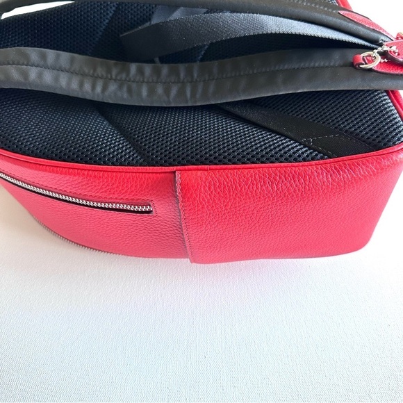 COACH Miami Red Court Pebbled Leather Backpack main image 2